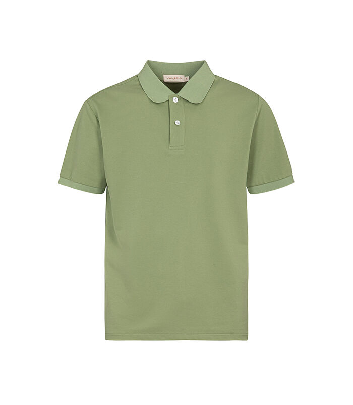 Polo verde colletto a coste, Valerio 1966, 2779T2118TSVERDI