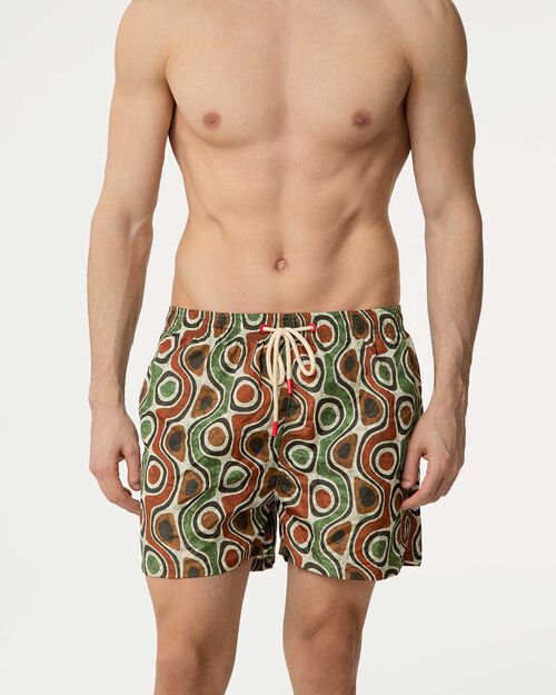 Costume da bagno in stile etnico, MULTI COLOR
