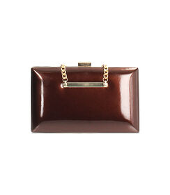 Clutch testa di moro in vernice perlata, Valerio 1966, 2611T1951SEMOROUNI, 003 preview