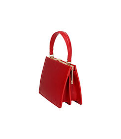 Mini bag donna rossa con manico, Valerio 1966, 2551T6041EPROSSUNI, 003 preview