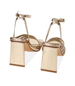 Sandali oro, tacco 9 cm, Valerio 1966, 2127T1109LMOROG035, 003 preview