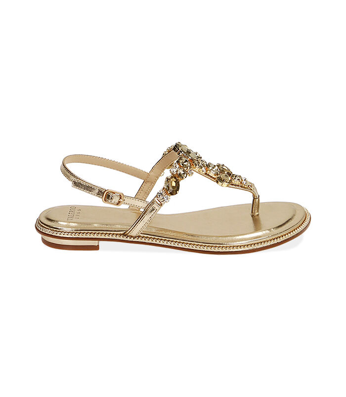 Sandali gioiello oro