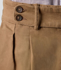 Pantaloni da uomo in tessuto camel, Valerio 1966, 26N9T1990TSCAME48, 003 preview
