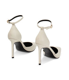 Décolleté open shank panna, tacco 9,5 cm, Valerio 1966, 2421T5642EPPANN036, 003 preview