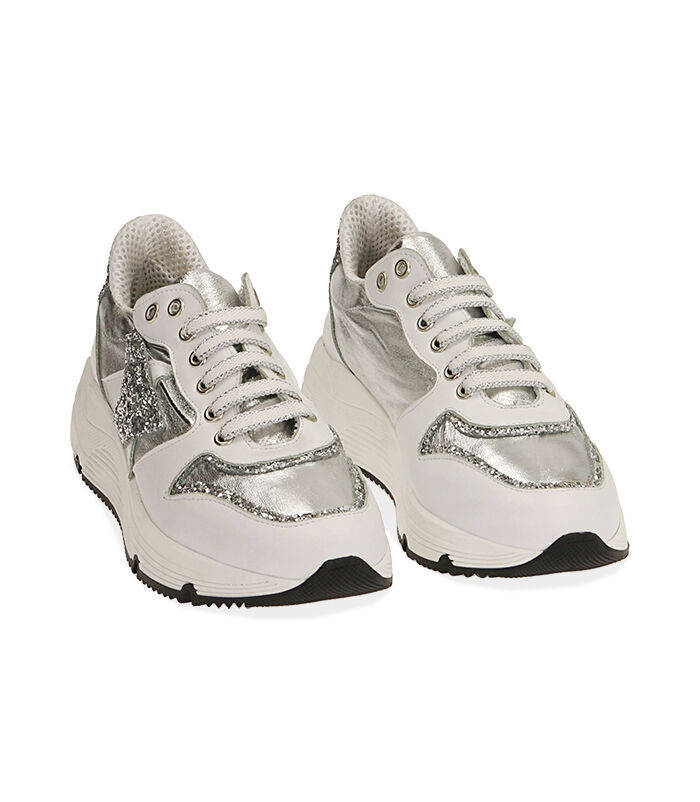 Sneakers cheap bianche zeppa