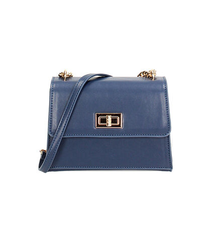 Borsa a tracolla blu, 2351T3167EPBLUEUNI, 001