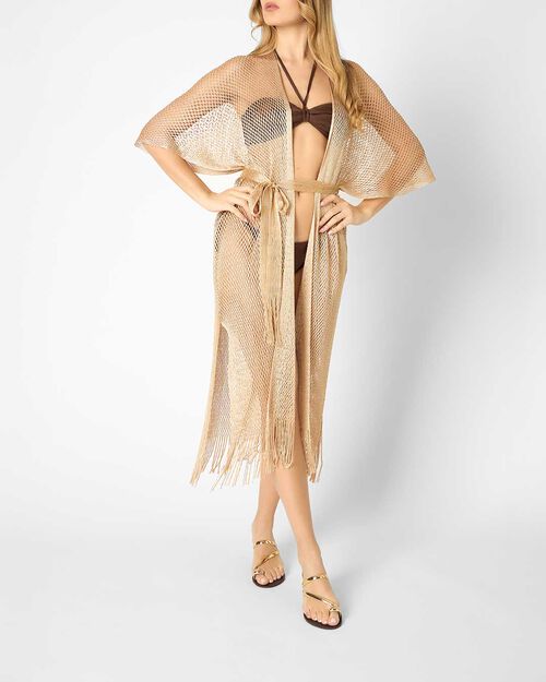 Poncho da donna oro, GOLD