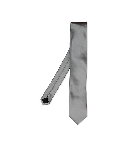 Cravatta grigia eleganza classica, Valerio 1966, 27Z2T0114TSGRIGUNI, 002