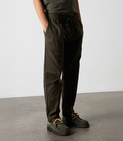 Pantaloni militare da uomo in cotone con coulisse, Valerio 1966, 26Z3T0191COMILI42, 002
