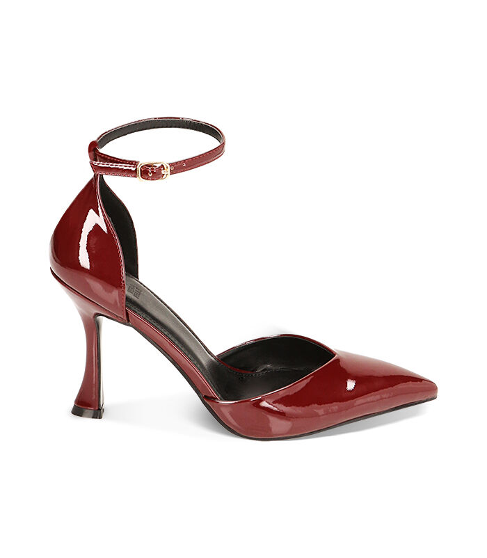 Decollete bordeaux vernice new arrivals