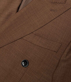 Giacca marrone doppiopetto classica, Valerio 1966, 2786T1001TSMARR42, 003 preview