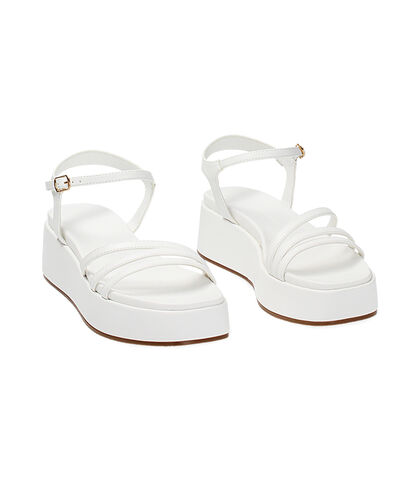 Zeppe da donna bianche, Valerio 1966, 2349T0229EPBIAN035, 002