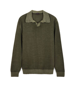 Maglione verde da uomo in tessuto, Valerio 1966, 26J2T0021TSVERDI, 001 preview