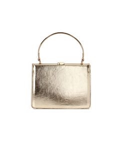 Mini bag donna oro laminato con manico, Valerio 1966, 2551T6041LMOROGUNI, 004 preview