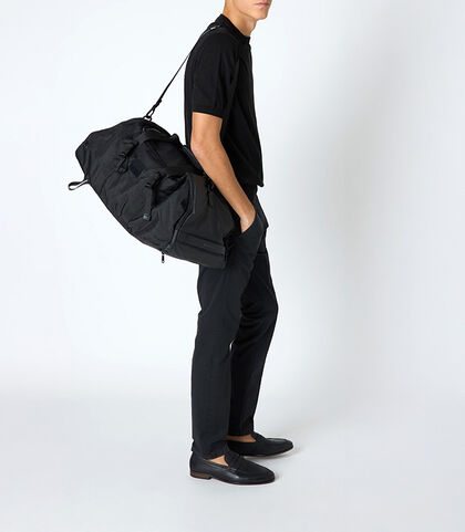 Borsone nero in tessuto, Valerio 1966, 23U2T7088TSNEROUNI, 002