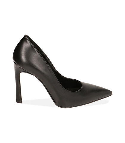 Décolleté nere, tacco 11 cm, Valerio 1966, 21M8T3680EPNERO035, 001