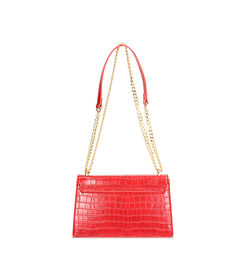 Borsa a tracolla da donna con stampa cocco rossa, Valerio 1966, 2551T6393CCROSSUNI, 004 preview
