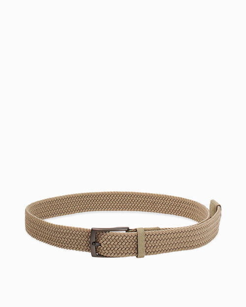 Cintura beige con fibbia opaca, BEIGE