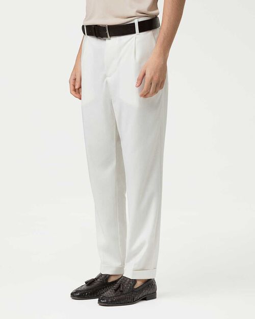 ABBIGLIAMENTO PANTALONE TESSUTO PANN, CREAM