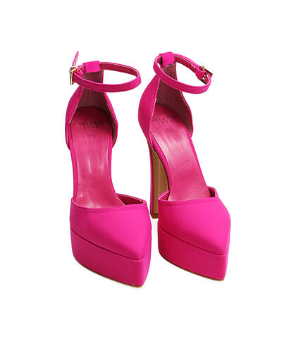 WOMEN SHOES OPEN SHANK LYCRA FUCS, 21N2T8611LYFUCS035, 002