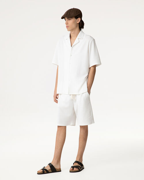 Coordinato estivo bianco casual, WHITE