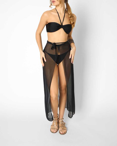 Copricostume da donna nero, BLACK