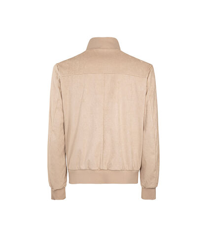 Giubbino taupe con colletto alla coreana, Valerio 1966, 2785T6300MFTAUPI, 002