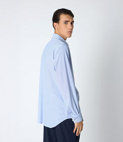 Camicia uomo blu-bianco, Valerio 1966, 25R1T2411TSBLBI46, 002 preview