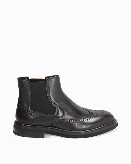 Beatles in pelle nera da uomo, BLACK