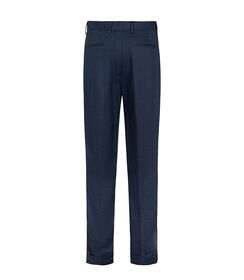 Completo pantalone avion in lino, Valerio 1966, 2784T7070LNAVIO42, 002 preview