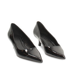 Décolleté nera in vernice con tacco di 4,5 cm, Valerio 1966, 2621T9002VENERO036, 002 preview