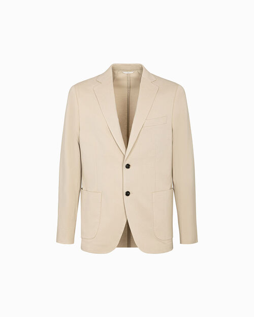 Giacca beige casual-chic, BEIGE