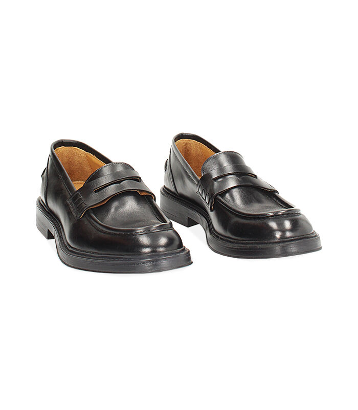 Valerio 1966 CALZATURA UOMO MOCASSINO PELLE NERO