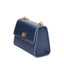 Borsa a tracolla blu, Valerio 1966, 2351T3167EPBLUEUNI, 002 preview