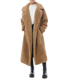 Cappotto teddy lungo camel, Valerio 1966, 24B4T4429FUCAMEUNI, 003 preview