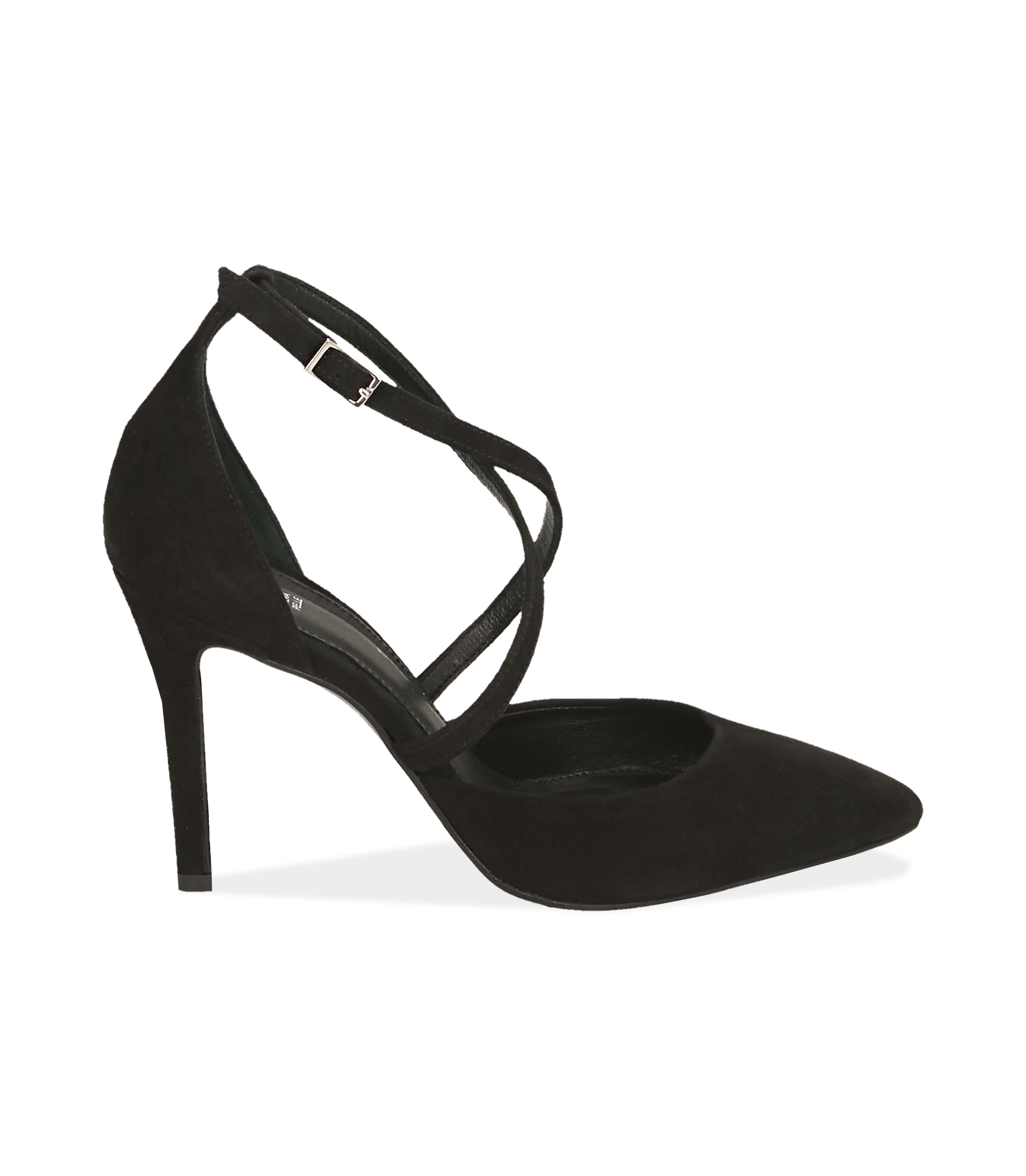 scarpe col tacco incrociate