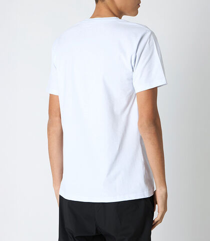 T-shirt da uomo stretch bianca, Valerio 1966, 25R1T2412TSBIAN42, 002