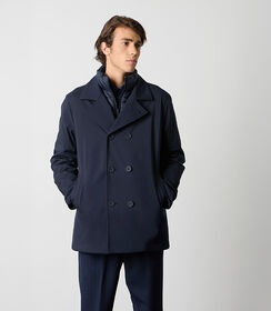 Giubbino imbottito blu da uomo, Valerio 1966, 2685T2518TSBLUEL, 002 preview