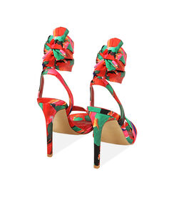 Sandali multicolor in raso, tacco 10,5 cm, Valerio 1966, 2121T5612RSMURO035, 003 preview