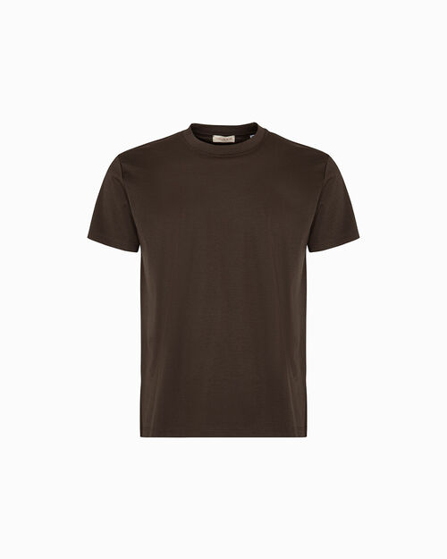 T-shirt testa di moro minimalista, DK BROWN