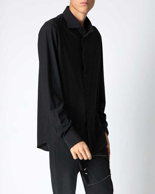Camicia uomo nera, BLACK