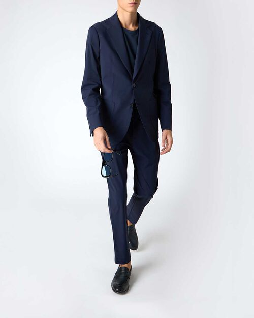 Giacca da uomo strech blu, BLUE