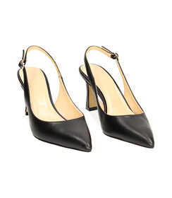 Décolleté slingback nere, Valerio 1966, 2321T5532EPNERO036, 002 preview