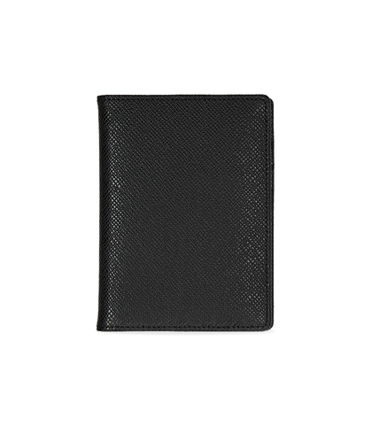 Portafoglio nero in pelle , Valerio 1966, 10A4T1701PENEROUNI, 001