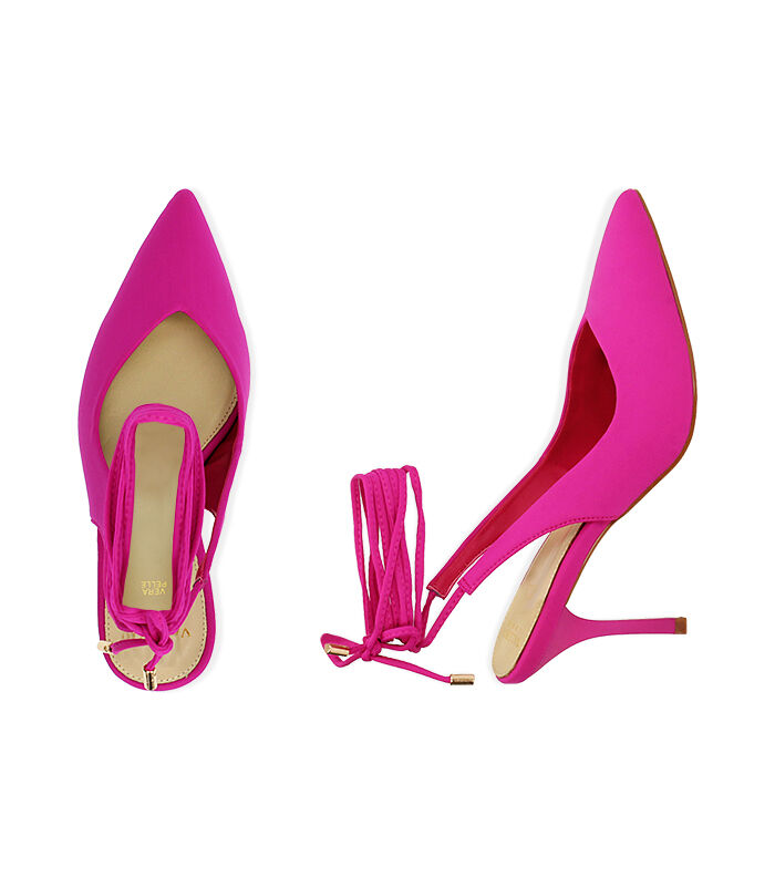 Scarpe Sheen Sandalo Con Tacco Fucsia SC441925 | Scarpamondo