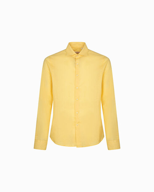 Camicia gialla lino