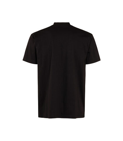 T-shirt nera minimalista, Valerio 1966, 27D8T1151CONEROI, 002