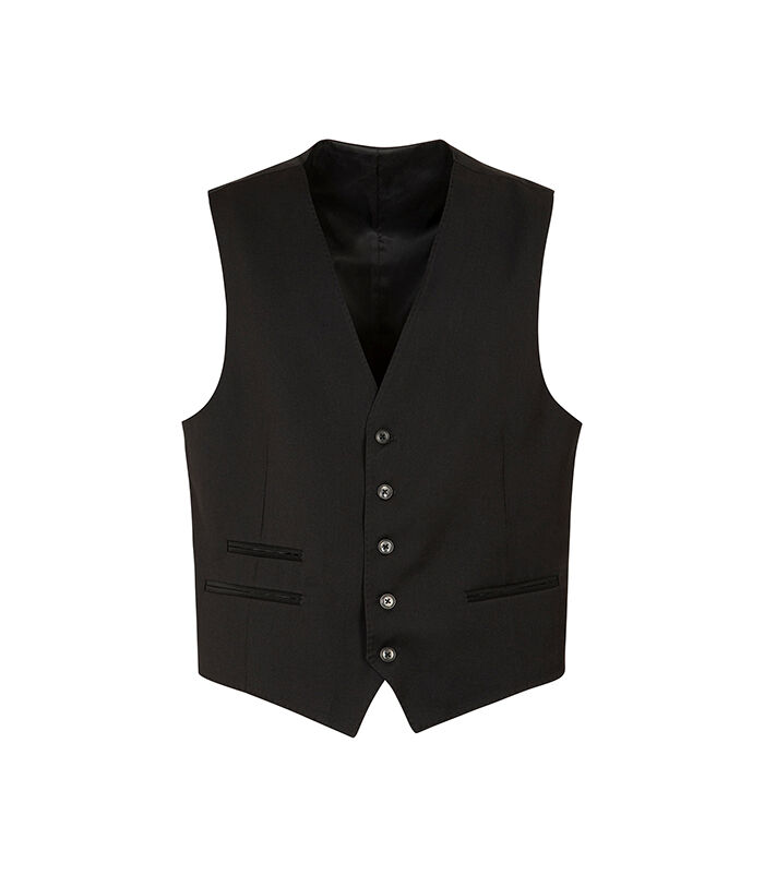 Gilet nero con chiusura a cinque bottoni, Valerio 1966, 2786T3003TSNERO42