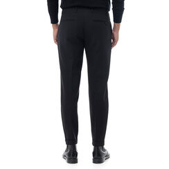 Pantalone nero elegante, Valerio 1966, 24N9T5230TSNERO56, 002 preview