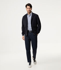 Camicia blu righe verticali, Valerio 1966, 27Z3T0019COBLUE42, 003 preview